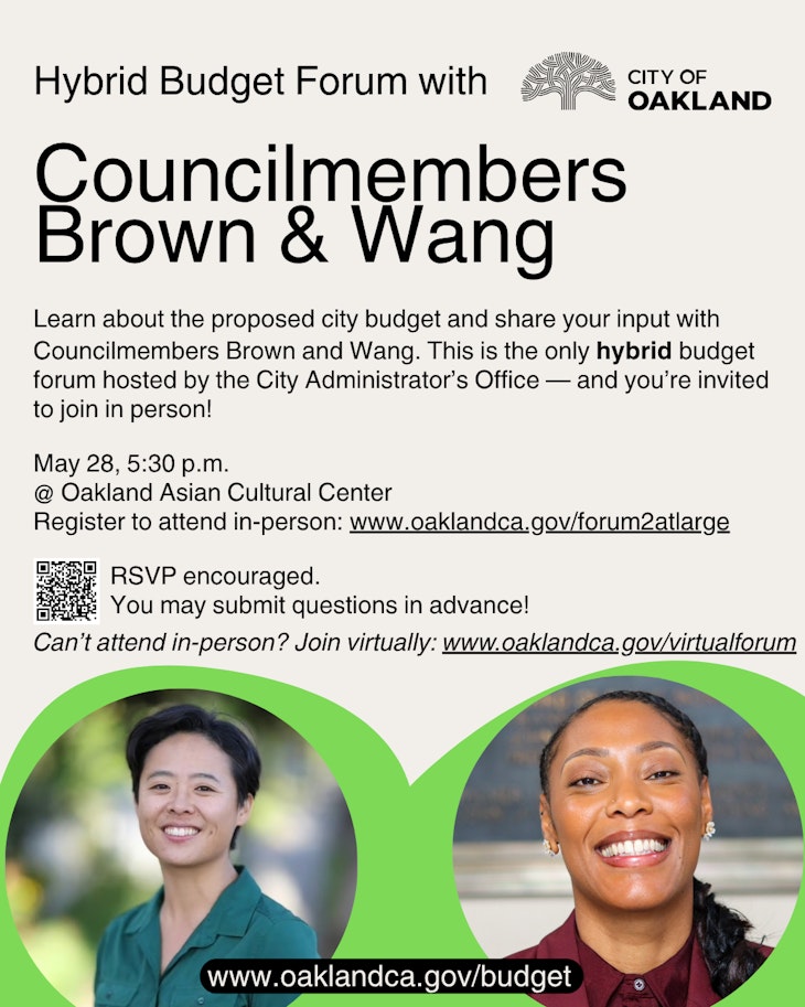 Council Budget Forum Flyer