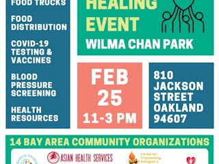 Community Health and Healing Event Flyer
