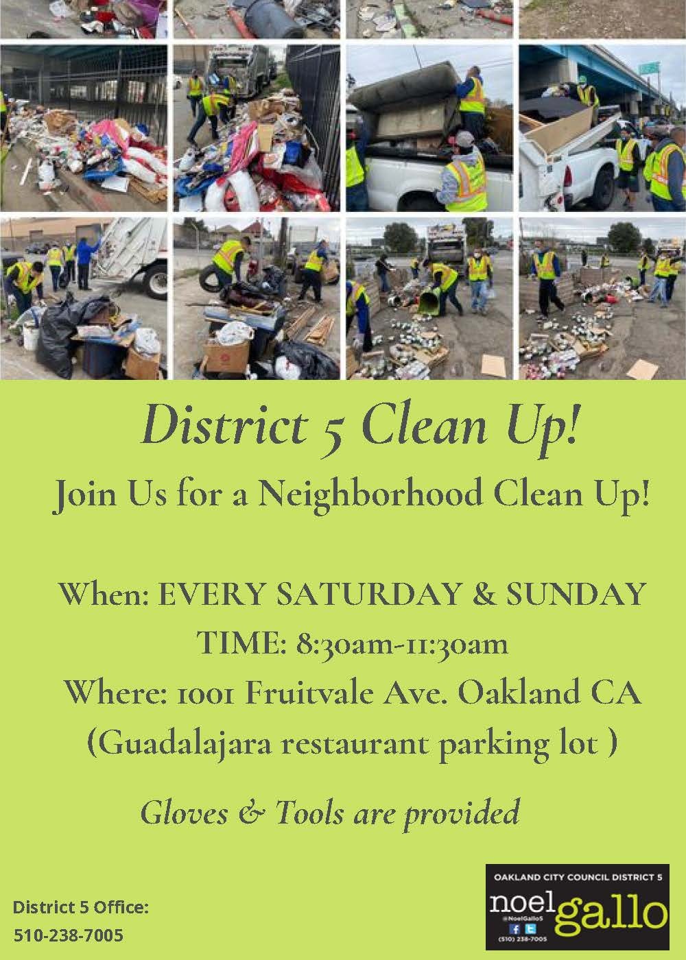 D5 CLEAN UP FLYER