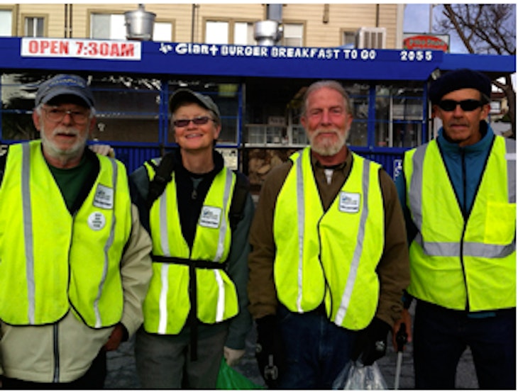 Four men representing Dimond Association volunteer group