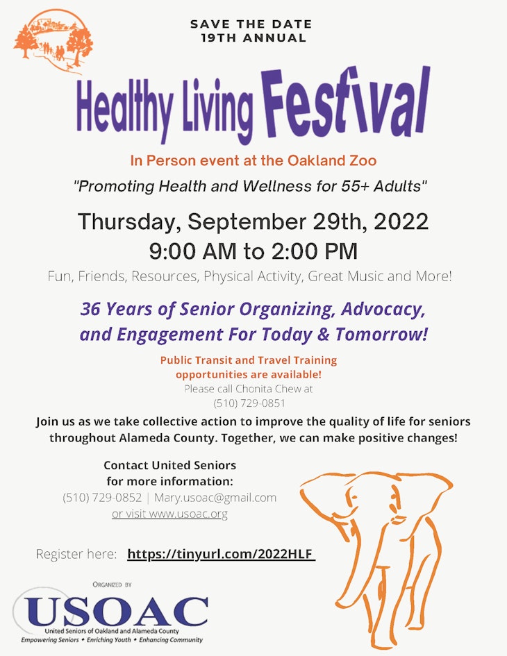 Healthy Living Festival Flyer