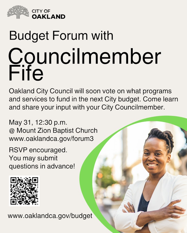 Council Budget Forum Flyer