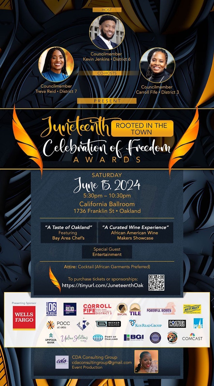 Juneteenth Celebration of Freedom Awards Flyer