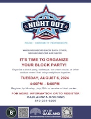 National Night out Flyer