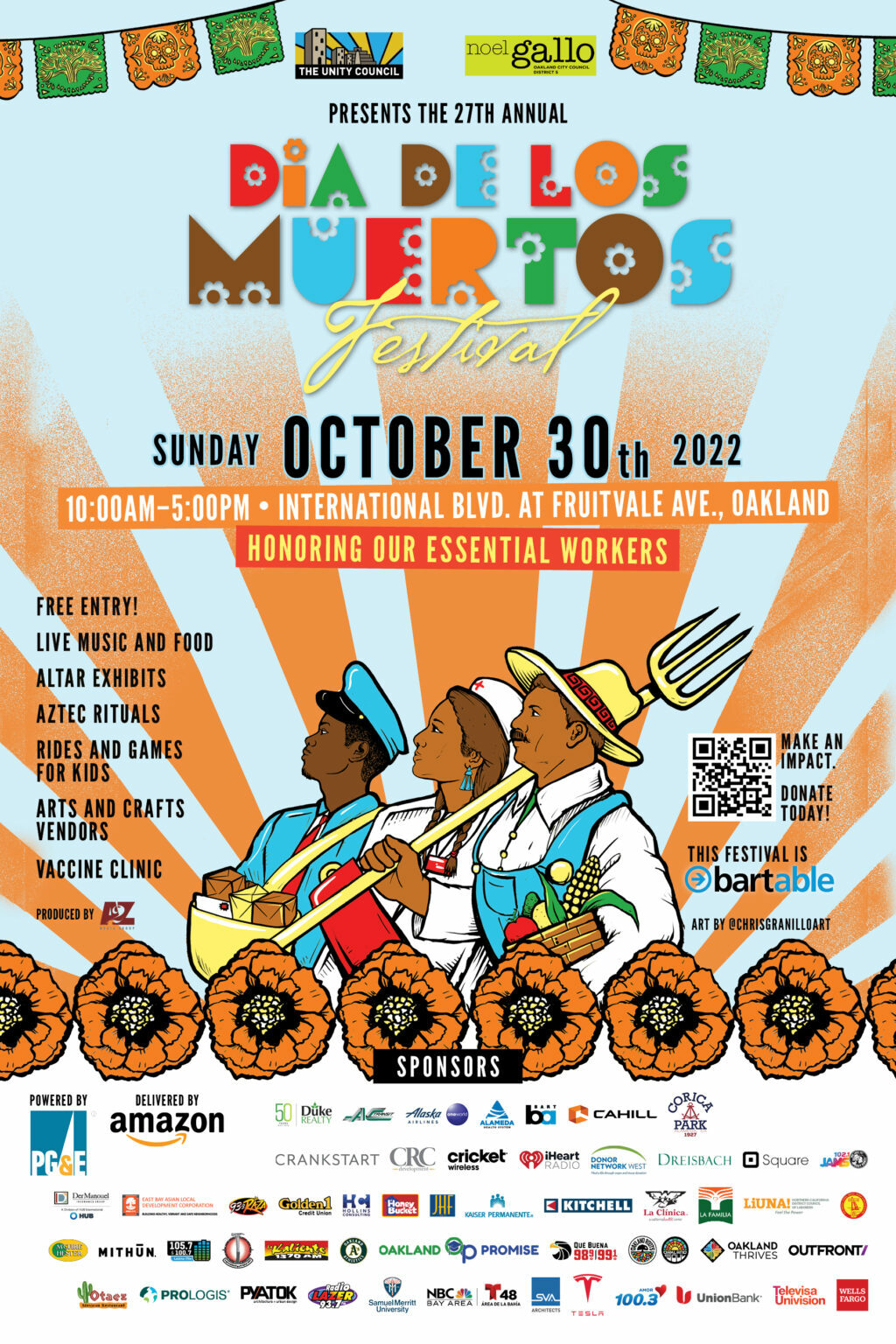 City of Oakland | General Plan Pop-Up at Dia de los Muertos Festival