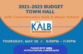 Budget Town Hall May 20th CM Kalb - Flyer