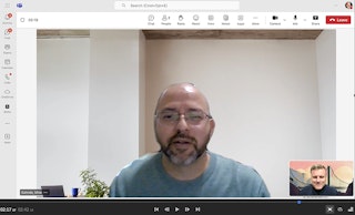 Virtual appointment screenshot