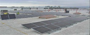 Photo of solar panels at Good Eggs