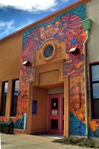 Mosaics at West Oakland Youth Center by Trust Your Struggle Collective