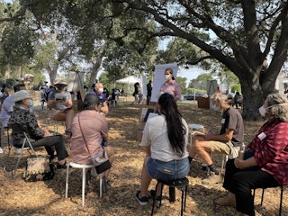 Community Meeting at San Antonio Park