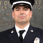 Portrait of Lieutenant of Fire, Justin Sanchez