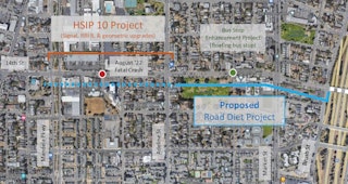 Map of Project: West Oakland 14th Street Project