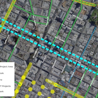 Map of Project: 14th Street Safety Project