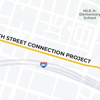 Map of Project: 7th Street Connection Project