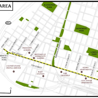 8th Street Location Map8th Street West Oakland Traffic Calming Project