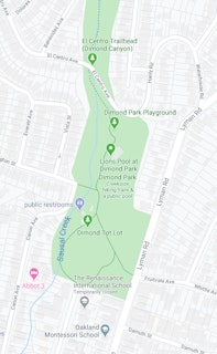 Map of Project: Lion's Pool at Dimond Park