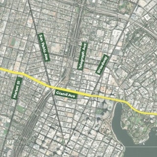 Map of Project: Grand Avenue Mobility Plan