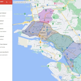 Map of Project: The Mobile Assistance Community Responders of Oakland (MACRO) Program