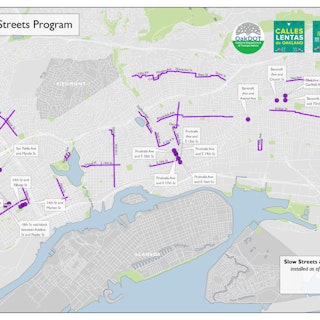 Map of Project: Oakland Slow Streets - Essential Places
