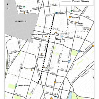 Map of Project: West Street Road Diet Project