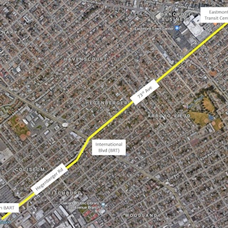 Map of Project: 73rd Avenue Active Routes to Transit