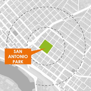 Map of Project: San Antonio Park Master Plan